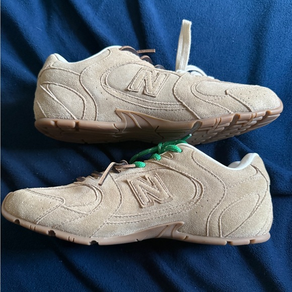 New Balance x Miu Miu 530 SL Suede Sneakers